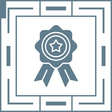 ödül simgesi, vektör illüstrasyonu