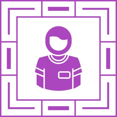 Bir kadının vektör illüstrasyonu