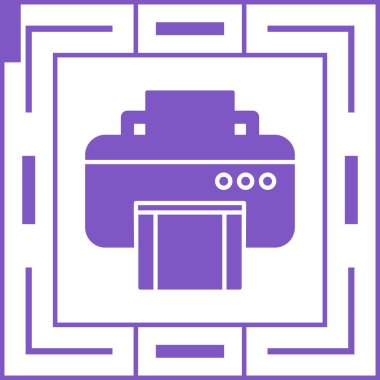 Kutu. Web simgesi basit illüstrasyon