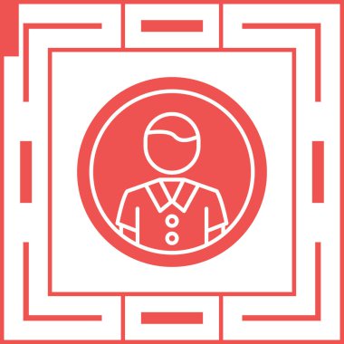 Modern simgenin vektör illüstrasyonu