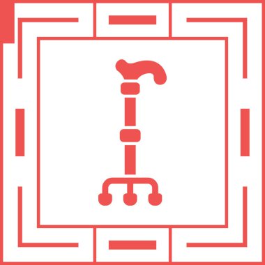 Bir scooter simgesinin vektör çizimi