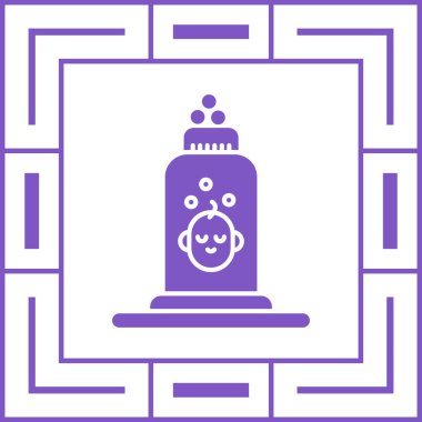 Benzersiz parfüm makinesi vektör simgesi