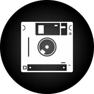 cd simge vektör illüstrasyonu