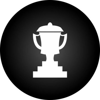 Kupa simgesi. vektör çizim