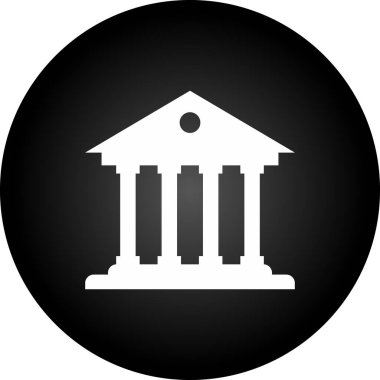 banka simgesi modada izole edilmiş arkaplan
