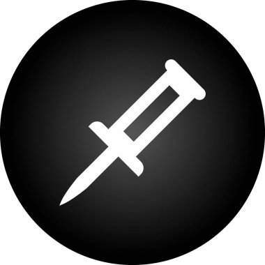 kılıç simgesi vektör illüstrasyonu