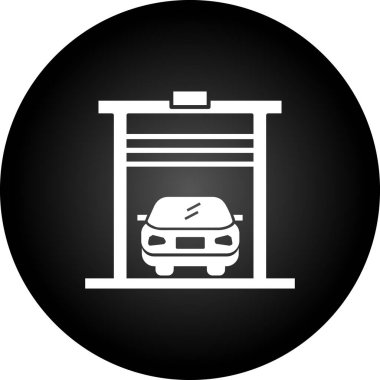 araba simgesi vektör illüstrasyonu