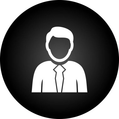 Uzun gölgeli insanın vektör simgesi