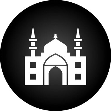 Cami simgesinin vektör illüstrasyonu