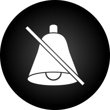 Çan simgesi vektör illüstrasyonu