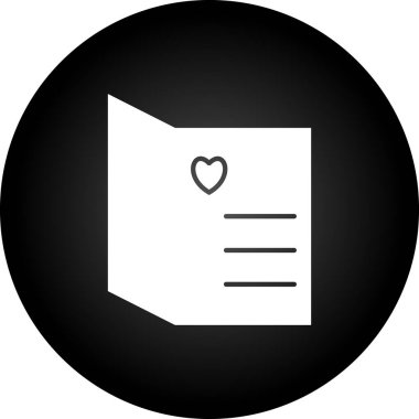 Aşk simgesi vektör illüstrasyonu