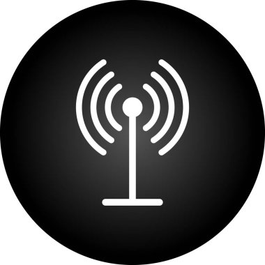 Wifi simgesi, vektör illüstrasyonu