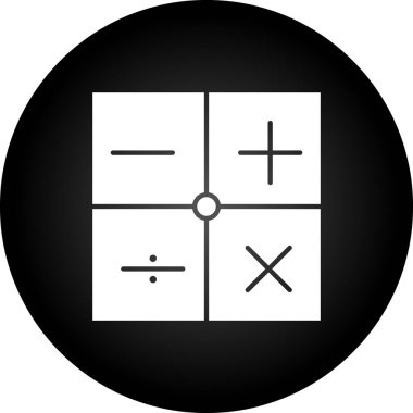 hesap makinesi simgesi vektör illüstrasyonu