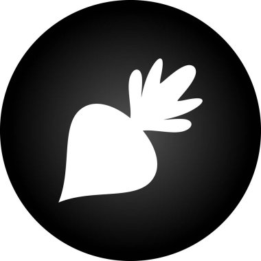 Basit biçimli izole edilmiş vektör illüstrasyonunda tavuk simgesi