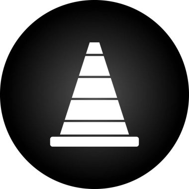 piramit vektör simgesi. Bu düz sembol beyaz arkaplanda siyah ve beyaz renkler kullanır