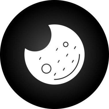 Ay ikonu vektörü. ay simgesi
