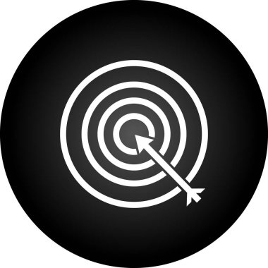 Moda biçimi izole edilmiş arkaplanda hedef simge