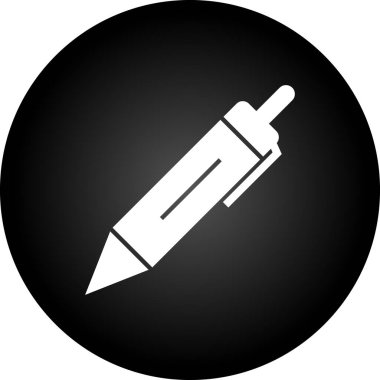 Kalem simgesi. Kalem vektör simgesi beyaz arka plan üzerinde izole web tasarımı için basit çizimi