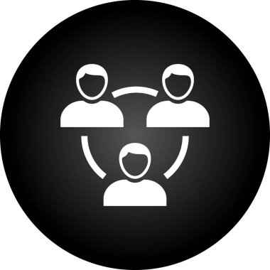 takım çalışması insanları vektör simgesi tasarımı