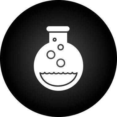 Soyut arka grupta izole edilmiş matara simgesi