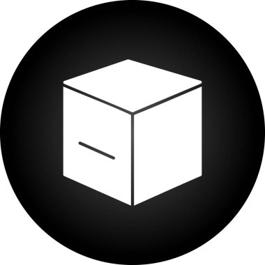 kutu simgesi, vektör illüstrasyonu