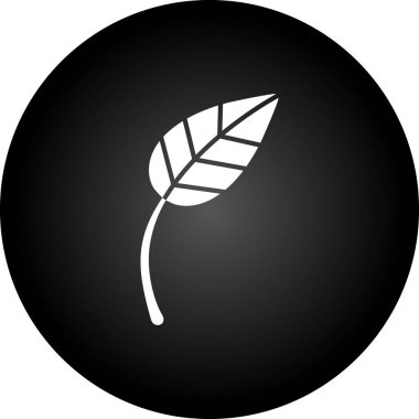 Yaprak web vektör simgesi