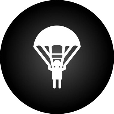 Hava balonu simgesinin vektör illüstrasyonu