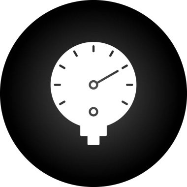 Beyaz arkaplanda saat simgesi