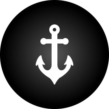 çapa simgesi vektör illüstrasyonu