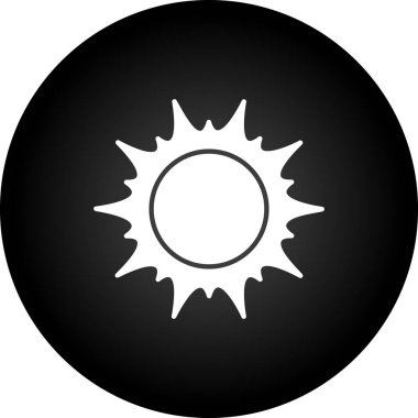 Güneş Simgesi Vektör illüstrasyonu