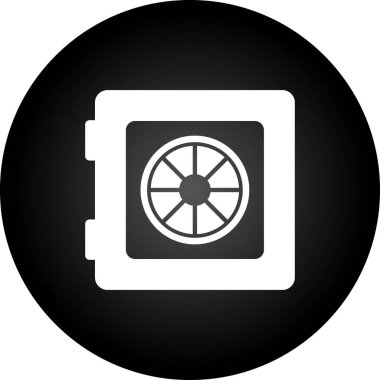 pil simgesi. Çemberdeki pil simgesinin vektör çizimi