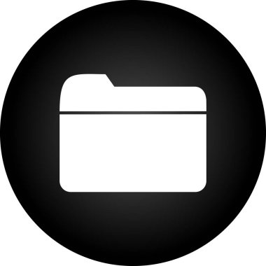 Klasör simgesini, basit tarzı