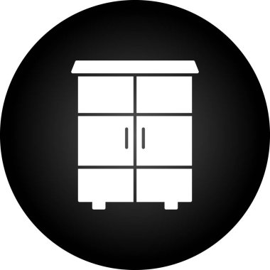 Siyah kapı simgesi beyaz arkaplanda izole edildi. vektör illüstrasyonu