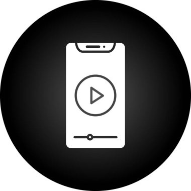 Müzik notası simgesi olan akıllı telefon, düz biçim