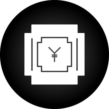 Moda Biçimli Batarya Simgesi İzole Arkaplan