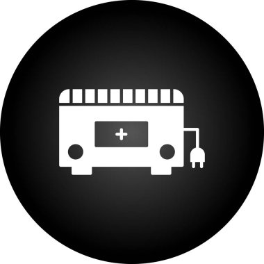 Projeniz için vektör ambulans simgesi