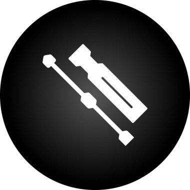 Modern oto tamir simgesinin vektör illüstrasyonu