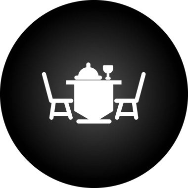 Modern b 'nin vektör çizimi yemek yapma ikonundan yoksundur