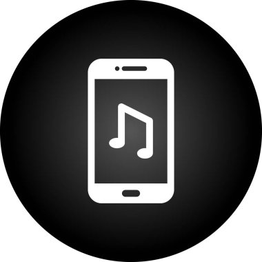 müzik çalar ikon vektör illüstrasyonu