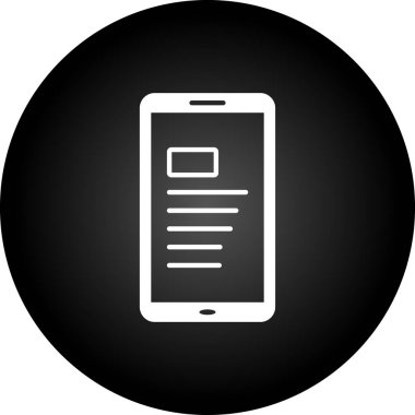 Vektör Mobil simge illüstrasyonu