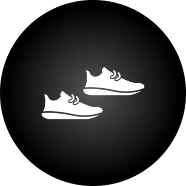 Projeniz için vektör spor ayakkabısı simgesi