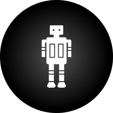 Robot simgesi, vektör çizimi