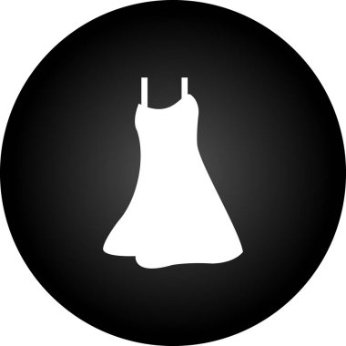 Kadınlar giysi vektörü simgesi