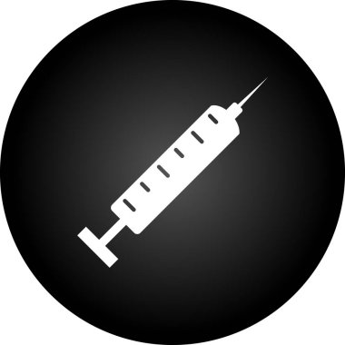 Şırınga simgesiyle eşkenar dörtgen