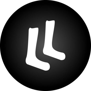 L harfi, l simgesi tasarım şablonu elementleri