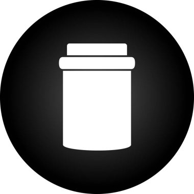 Kavanoz vektör simgesi. Resim vektörü grafiği