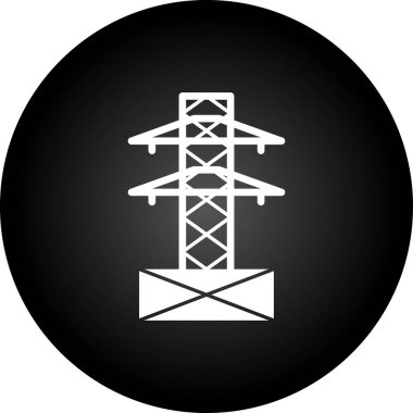 Yüksek gerilim kule simgesi