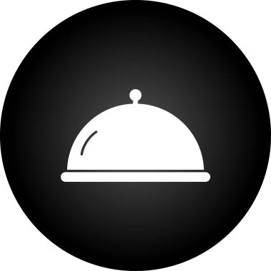 Restoran ikonu. Vektör illüstrasyonu