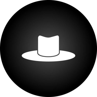 Kovboy şapkası vektör simgesi