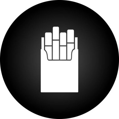 Bir el simgesinin vektör illüstrasyonu